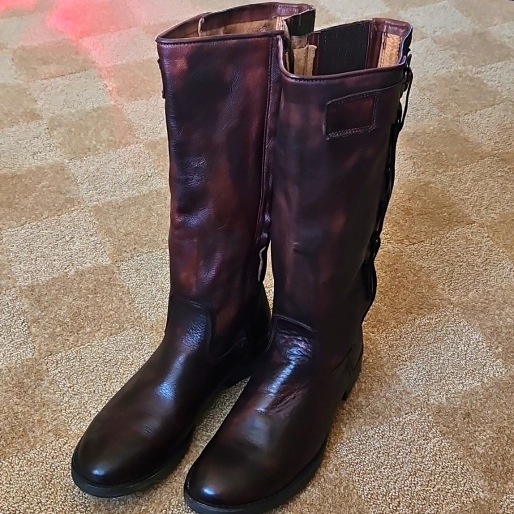 Bed Stu Leather Brown Boots Womens Size 8